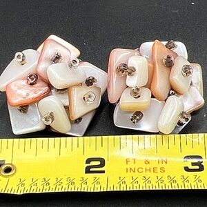 Vintage 1950’s Japan MOP earrings